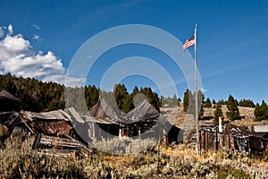 Patriotic ghost town