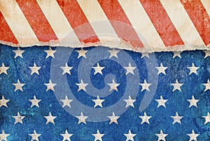 Patriotic grunge background.