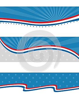 Patriotic header / banner