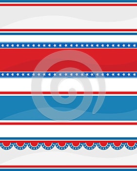 Patriotic header / banner