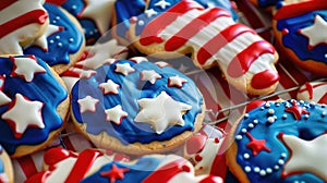 Patriotic Pastries: Stars and Stripes Cookies