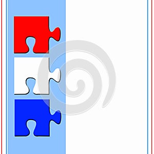 Patriotic Puzzle Pieces