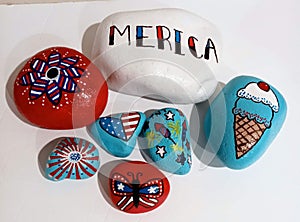 Patriotic Rocks