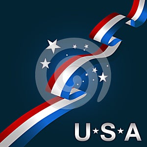 Patriotic USA Background Icon