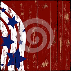 Patriotic Wood
