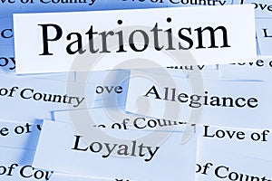Patriotism Concept