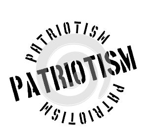 Patriotism rubber stamp