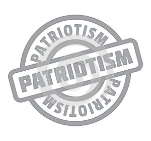 Patriotism rubber stamp