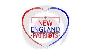 Patriots Pride Fashion Forward Text design