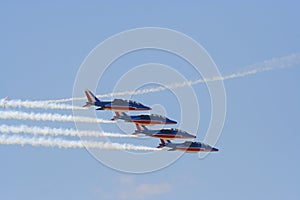 Patrouille de France in flight