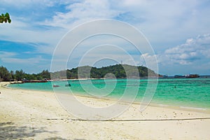 Pattaya beach on Lipe island,Sa Tun,Thailand