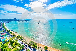 Pattaya city and bay