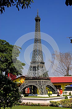 Pattaya, Thailand: Eiffel Tower at Mini Siam