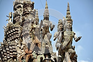 Pattaya, Thailand: Sanctuary of Truth Carvings