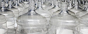 Pattern of 19 liter gallon plastic water bottle