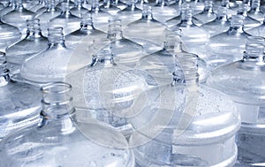 Pattern of 19 liter gallon plastic water bottle