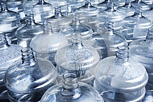 Pattern of 19 liter gallon plastic water bottle