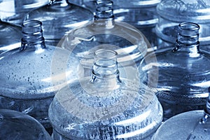 Pattern of 19 liter gallon plastic water bottle