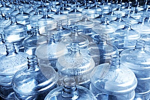 Pattern of 19 liter gallon plastic water bottle