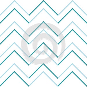 Chevron seamless pattern, blue and white