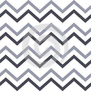 Chevron seamless pattern, white and gray