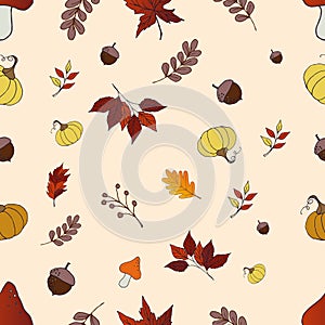 Ethnic floral seamless pattern.