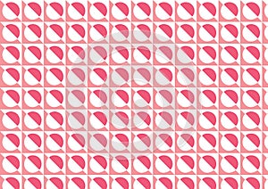pink cicles pattern wallpaper vector