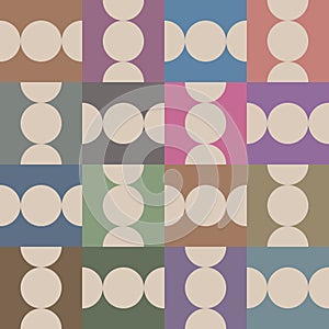 Pattern, abstract, wallpaper, retro, texture, seamless, design, illustration, pink, circles, blue, paper, vintage, circle, heart,