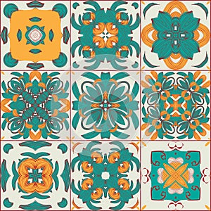 Pattern from the arabic tiles