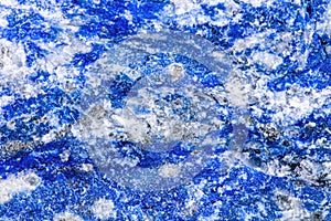 Pattern background, closeup of lapis lazuli mineral stone photo
