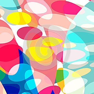 Pattern, background. Color bubbles, circles. Vector