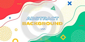 Pattern background, vector abstract color wave splash template for presentation design. Color lines and dots pattern background