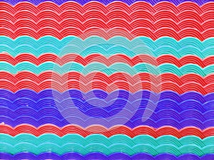 Pattern of basket plastic border package box