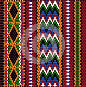 Pattern on Bedouin fabric Sadu2