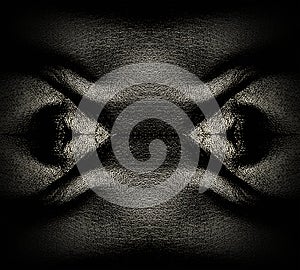 pattern with black leacher