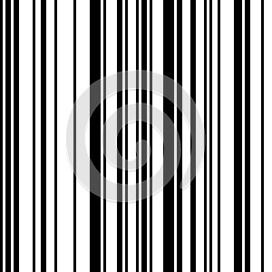 Pattern with black and white vertical lines