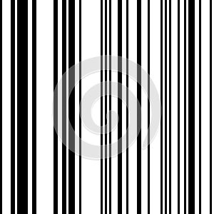 Pattern with black and white vertical lines