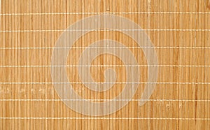 pattern of blank brown bamboo mat for background