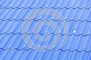 Pattern of Blue Metal Tile Roofing Sheets