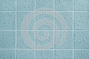 Pattern of blue tiles photo