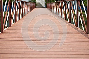 The pattern of bridges made across the canal.