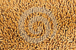 Pattern of brown carpet