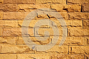 Pattern of Brown Modern Brick Wall