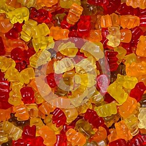 Pattern of the candy bears