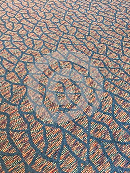 Pattern carpet lines