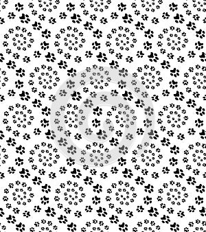 Pattern with cat traces