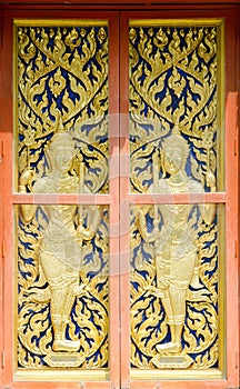 Pattern church door
