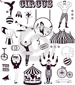 Pattern of the circus