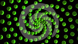 A pattern of colored balls. Background with patterns.