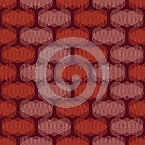 The pattern of colored lozenges